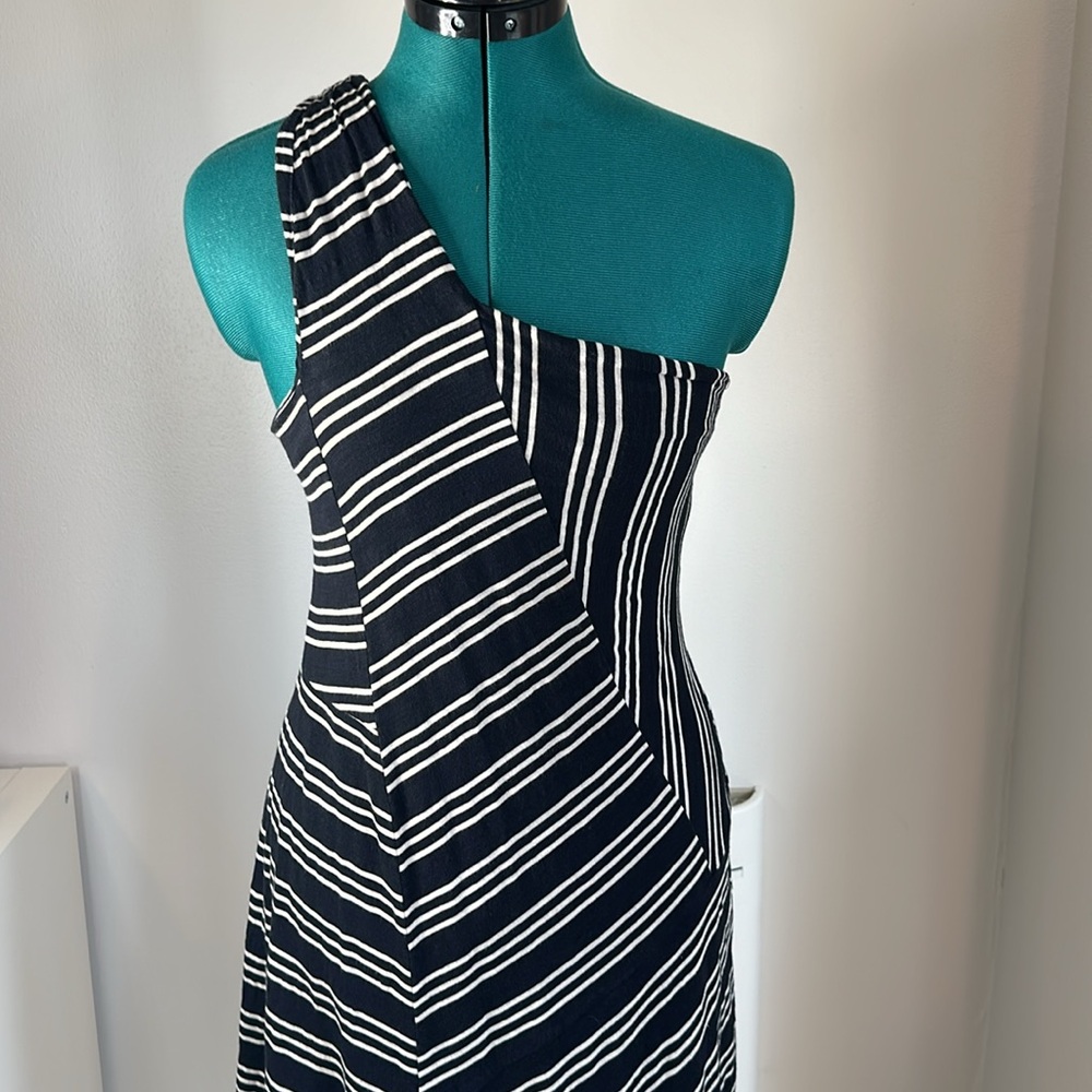 Women’s One Shoulder Asymmetrical Midi Dress